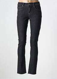 Jeans coupe slim stretch taille normale noir GEVANA femme