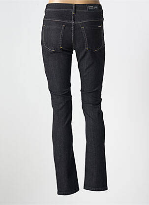 Jeans coupe slim stretch taille normale noir GEVANA femme