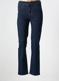 Jeans coupe slim stretch taille normale bleu ANNA MONTANA femme