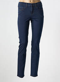 Jeans coupe slim stretch taille normale bleu LCDN femme