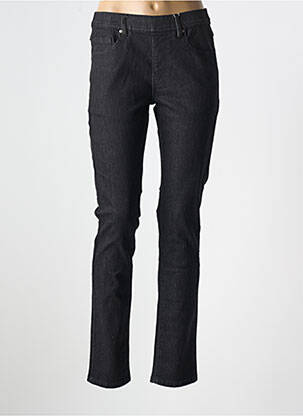Jeans coupe slim stretch taille normale noir GEVANA femme