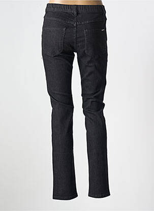 Jeans coupe slim stretch taille normale noir GEVANA femme
