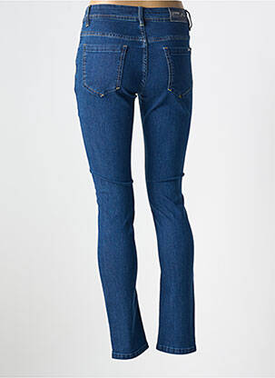 Jeans coupe slim stretch taille normale bleu GEVANA femme