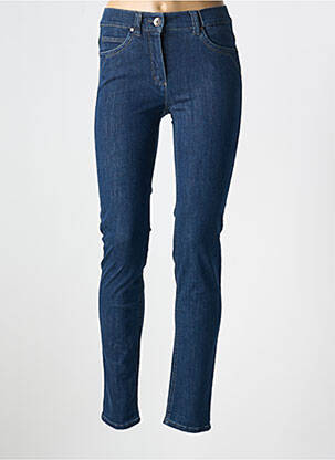 Jeans coupe slim stretch taille normale bleu ANNA MONTANA femme