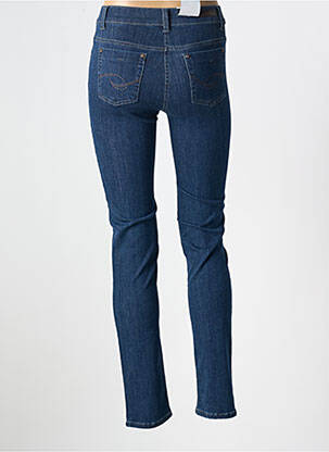 Jeans coupe slim stretch taille normale bleu ANNA MONTANA femme
