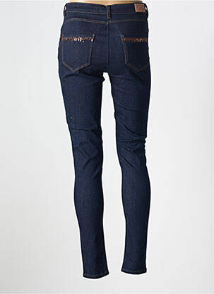 Jeans coupe slim stretch taille normale bleu CHRISTINE LAURE femme