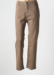 Jeans coupe droite marron ANNA MONTANA pour femme seconde vue