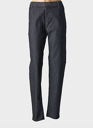 Jeans coupe slim gris GEVANA pour femme