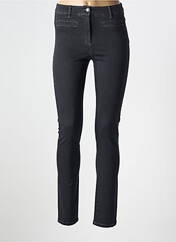 Jeans coupe slim noir PAUSE CAFE pour femme seconde vue
