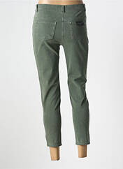 Jeans coupe slim vert ANNA MONTANA pour femme seconde vue