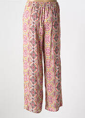 Pantalon large rose C'EST BEAU LA VIE pour femme seconde vue