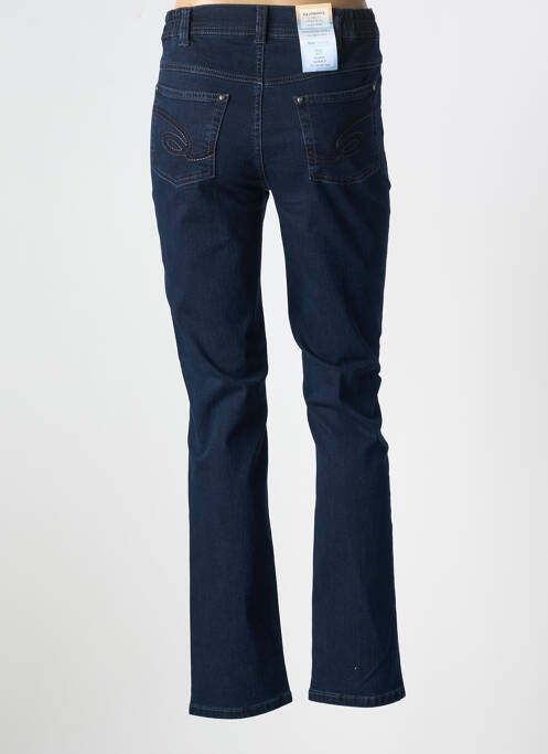 Jeans coupe slim stretch taille normale bleu ANNA MONTANA femme