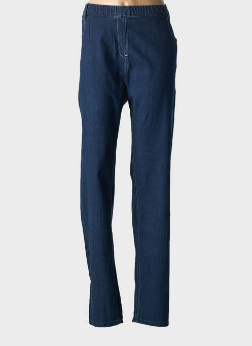 Jeans coupe droite bleu GRIFFON pour femme