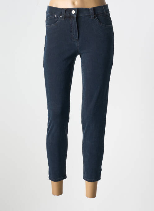 Jeans coupe slim bleu ANNA MONTANA pour femme