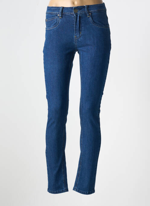 Jeans coupe slim bleu GEVANA pour femme