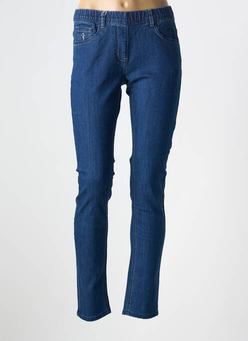Jeans coupe slim bleu GRIFFON pour femme
