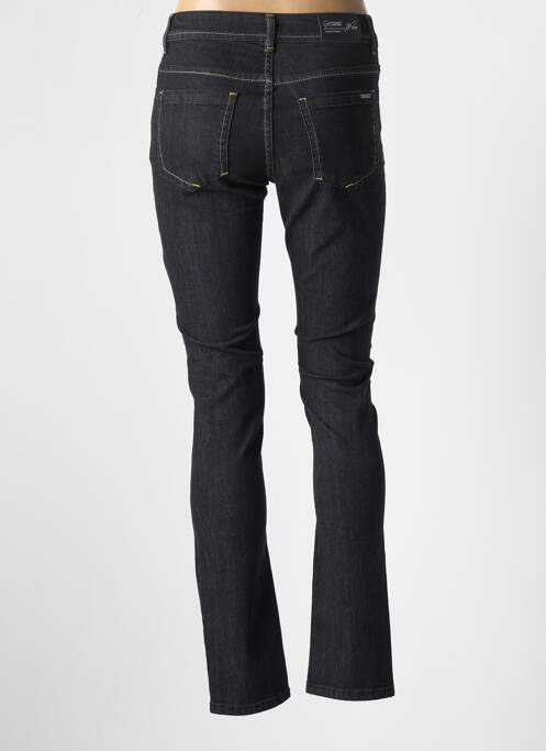 Jeans coupe slim noir GEVANA pour femme