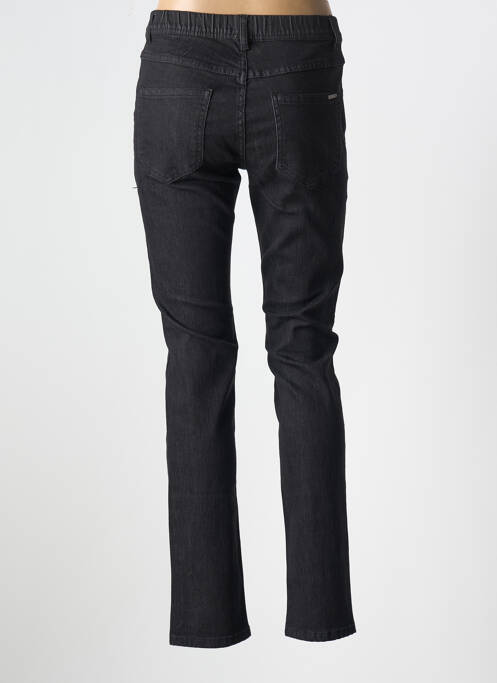 Jeans coupe slim noir GEVANA pour femme