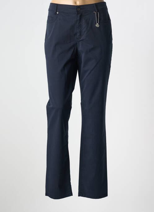 Pantalon droit bleu ANNA MONTANA pour femme
