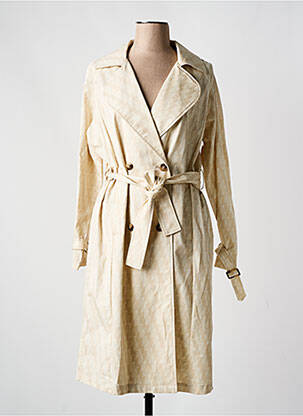 Trench poches sans capuche beige ONE STEP femme