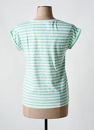 T-shirt imprimé fantaisie manches courtes vert ANOUK ET NINON femme