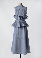 Robe longue bleu SENES pour femme seconde vue
