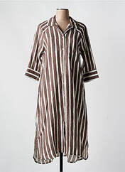 Robe longue marron ESCAPADE pour femme seconde vue