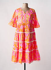 Robe longue rose ESCAPADE pour femme seconde vue