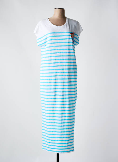 Robe longue bleu FIVE pour femme