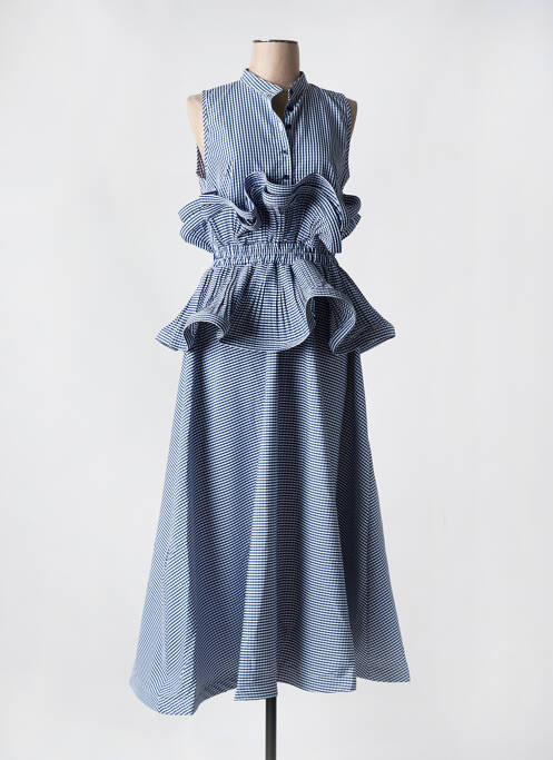 Robe longue bleu SENES pour femme