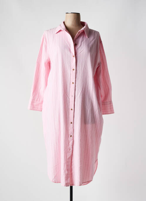Robe longue rose HOD pour femme