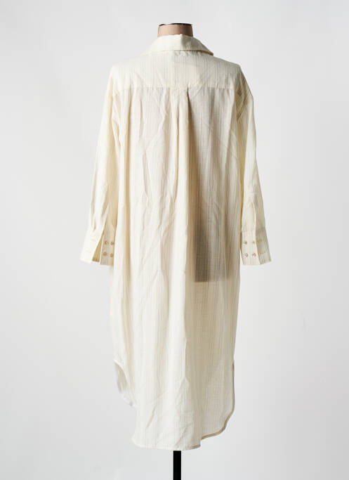 Robe mi-longue beige HOD pour femme