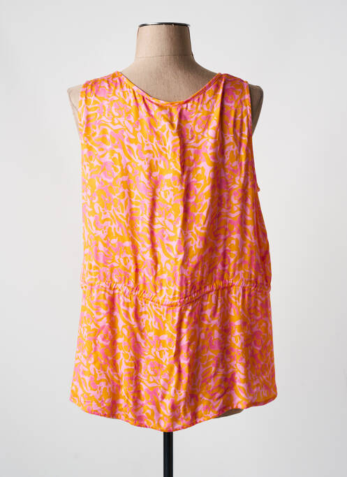 Top orange EVA KAYAN pour femme