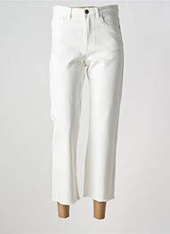 Pantalon 7/8 poches blanc ONE STEP femme