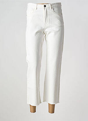 Pantalon 7/8 poches blanc ONE STEP femme