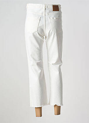Pantalon 7/8 poches blanc ONE STEP femme