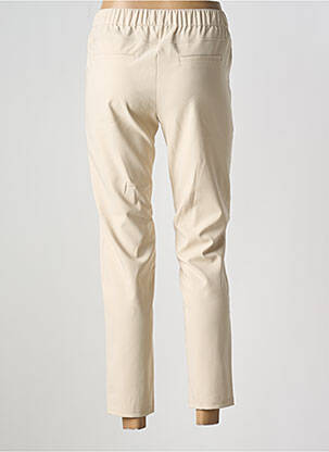 Pantalon 7/8 taille élastique beige BETTY BARCLAY femme