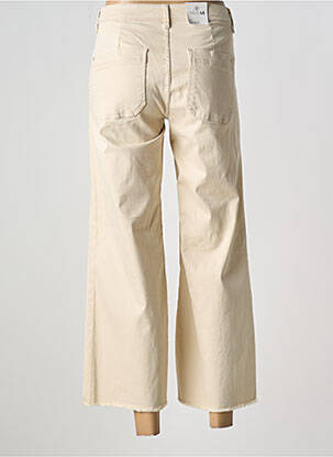 Pantalon flare coupe évasée beige PARA MI femme