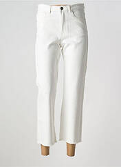 Pantalon 7/8 blanc ONE STEP pour femme seconde vue