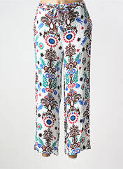 Pantalon droit blanc C'EST BEAU LA VIE pour femme seconde vue