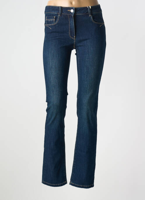 Jeans coupe slim bleu C'EST BEAU LA VIE pour femme