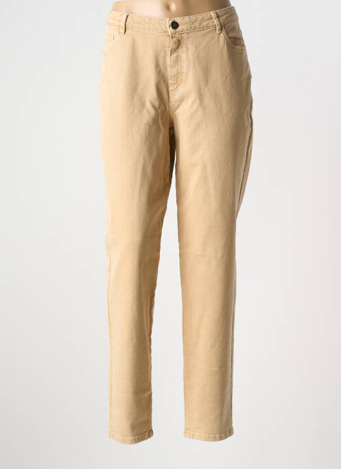 Pantalon 7/8 beige ONE STEP pour femme