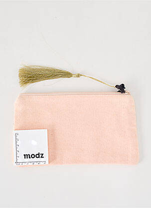 Trousse effet matière satinée rose PETITE MENDIGOTE femme