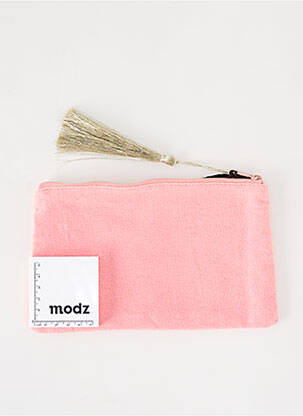Trousse effet matière satinée rose PETITE MENDIGOTE femme