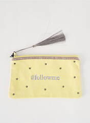 Pochette jaune PETITE MENDIGOTE pour femme seconde vue