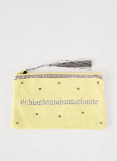 Trousse jaune PETITE MENDIGOTE pour femme