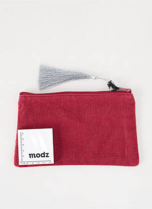 Trousse effet matière satinée violet PETITE MENDIGOTE femme