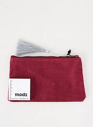 Trousse effet matière satinée violet PETITE MENDIGOTE femme