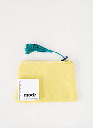 Trousse broderie jaune PETITE MENDIGOTE femme