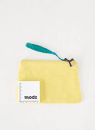 Trousse broderie jaune PETITE MENDIGOTE femme